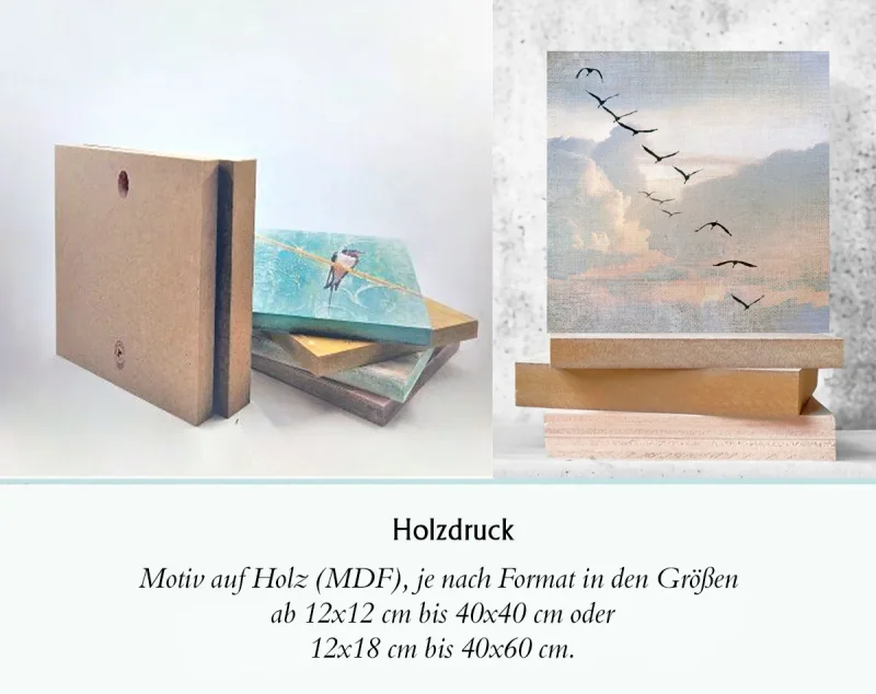 VarianteVariante Holzdruck von Bildermanufaktur Wieka Bloom Kunstdruck Poster von Bildermanufaktur Wieka Bloom