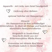 Libelle, Miniatur Kunstdruck, Wandbild minimalistisch