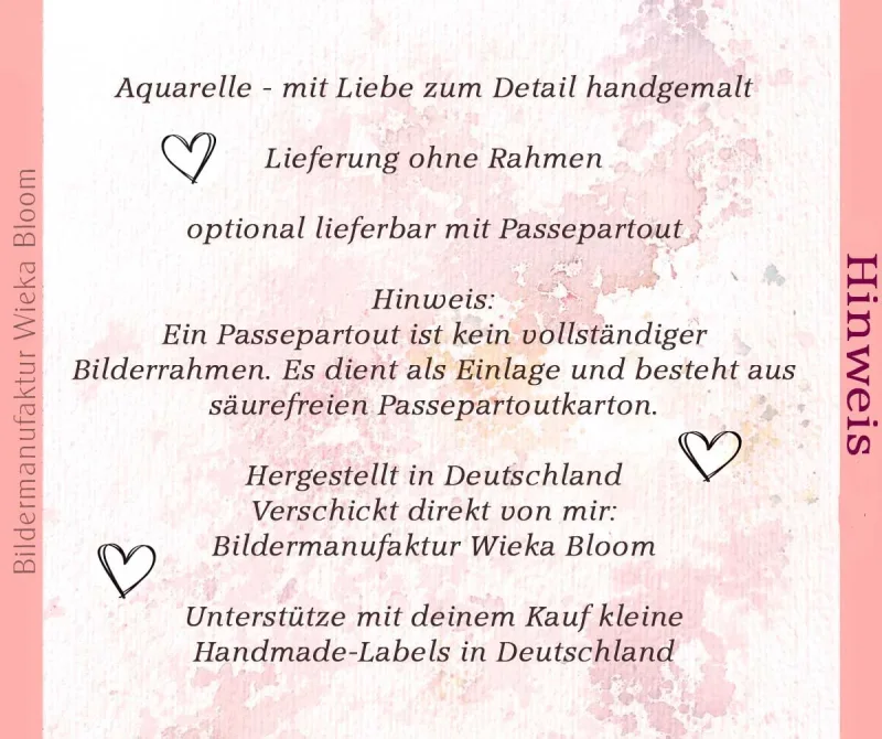 herggestellt in deutschland, handmade label Wieka bloom