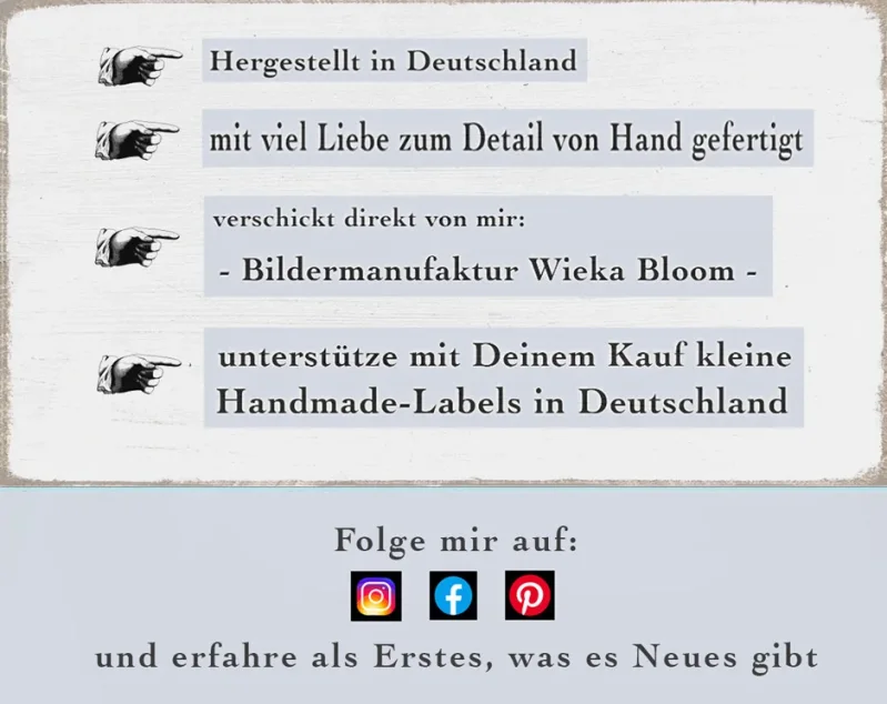 hergestellt in deutschland vom handmade label bildermanufaktur wieka bloom