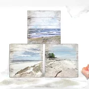 Darß, Küstenbilder, Set Wandbilder Shabby Chic