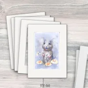 Passepartout, Rahmen für Wandbilder aus Karton