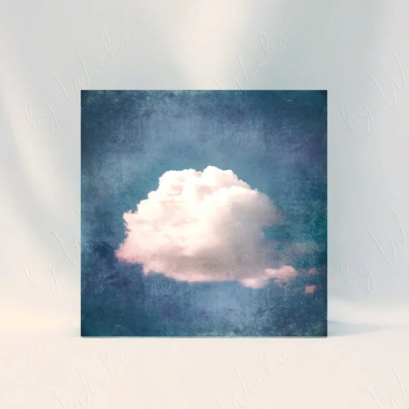 Wolkenzauber, Wandbild im Vintage Style, Shabby Chic, Landhausstil,
